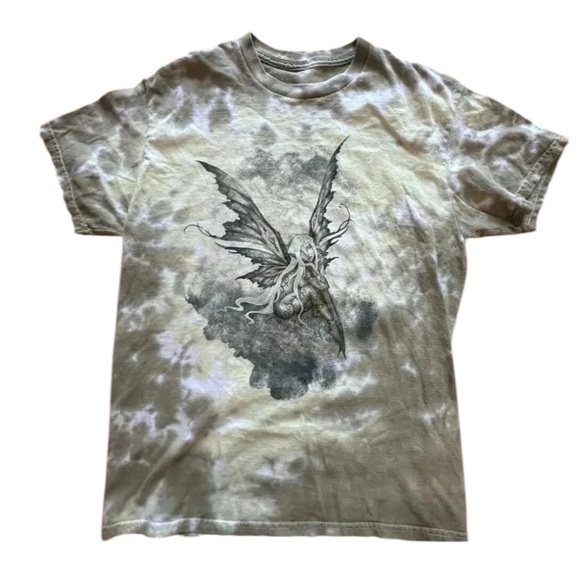 American Vintage Tops - VINTAGE x Y2K 90s Rare Fairies Hot Topic Sprite Tee Shirt M